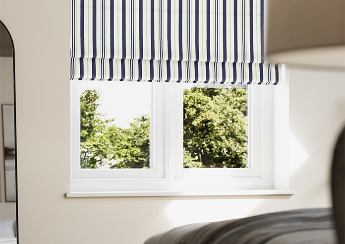The British Stripe Co. George, London No.1 - Twist&Fit Roman Blind - Image 5